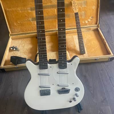 Danelectro Doubleneck 12-String and 6-String 1998 - 2004 - White Pearl image 2