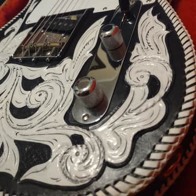 1997 Fender Telecaster '52 USA Reissue AVRI Telecaster w/ Waylon Jennings-Style Leather Cover- Tweed Case & COA! image 6
