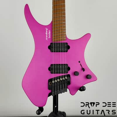 Strandberg Boden Standard N2.6T Tremolo Multiscale Headless Electric Guitar w/ Bag - Electric Fuchsia Metallic image 1