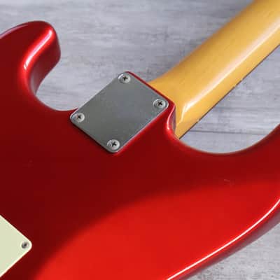 1993 Fender Japan ST62-53 '62 Reissue Stratocaster (Candy Apple Red) image 10
