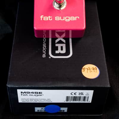 MXR M94SE Fat Sugar Drive 2021 - Present - Pink Sparkle | Reverb
