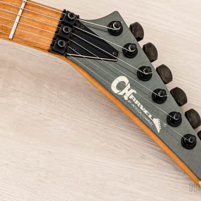 1997 Charvel Dinky HH DK24 Ikebe Limited Edition Gunmetal Gray w/ Floyd Rose, Japan image 4