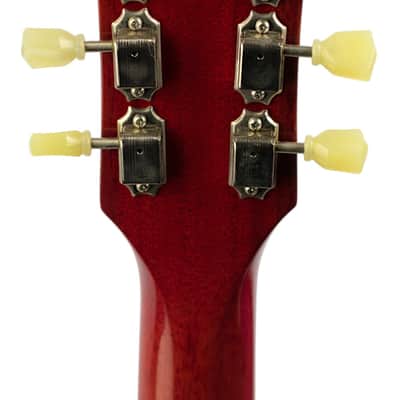 2015 Gibson Custom Shop R8 Les Paul Wildwood Featherweight Cherry Sunburst #842260 image 6