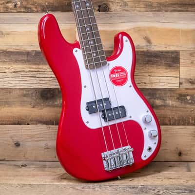 B-Stock Squier Mini Precision Electric P Bass Guitar, Dakota Red image 2