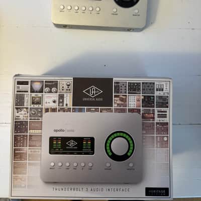 Universal Audio Apollo Solo Heritage Edition Thunderbolt 3 Audio Interface 2020 - Present - Silver image 2