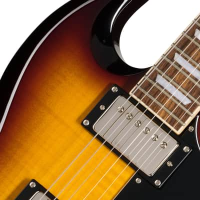 Epiphone SG Tribute Plus Vintage Sunburst - Double Cut Models image 5
