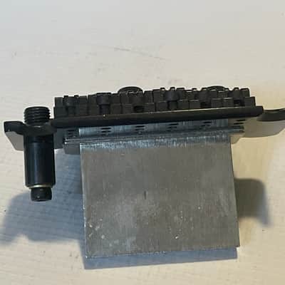 2000's Era Charvel Used FRT-01000 1000 Series Licensed Floyd Rose Black Guitar Tremolo Bridge Set image 12