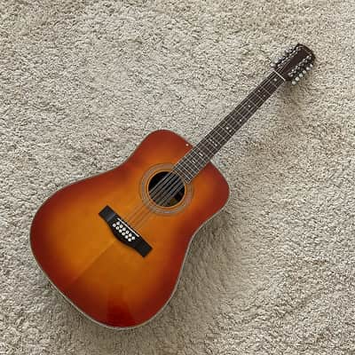 Farida 12 String Acoustic Guitar, Spruce Top Body, Mahogany Neck, Rosewood Fingerboard image 2