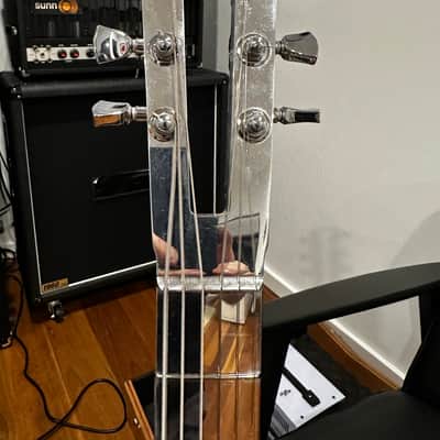 Electrical Guitar Company Aaron Turner Signature Baritone Guitar (2018) – Transparent Acrylic – 27.5” – Drop A# – w/ Original Case 2018 - Acrylic image 4