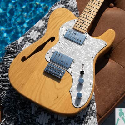 2006 Fender TN72-85 '72 Telecaster Thinline Reissue - Natural - Crafted In Japan - Pro Set Up w Perfect Frets/Action/Intonation!! image 2