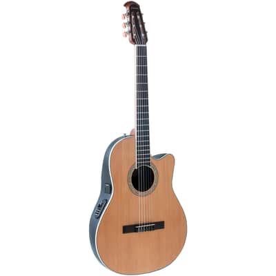 CS24C 4 G Classical Guitar Celebrity CS Standard Mid Cutaway Natural Ovation image 3