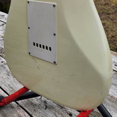 Fender Transitional Period (MIJ to MIM) Fujigen Stratocaster Olympic White 1990 MIM image 10
