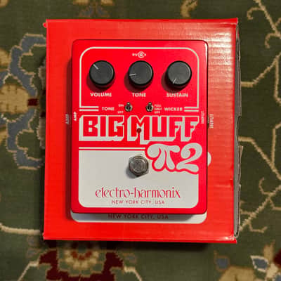 Electro-Harmonix Big Muff Pi 2 with Tone Wicker Dual Op-Amp Fuzz 2026 - Present - Red / White image 1