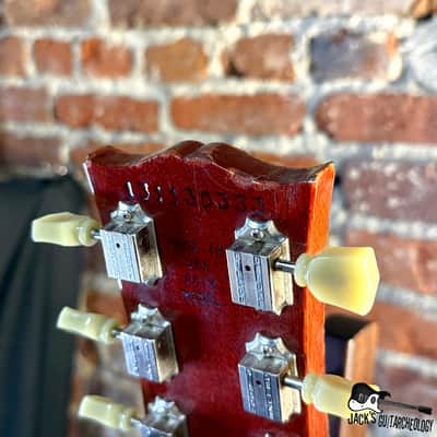 Gibson '61 Les Paul (SG) Tribute Electric Guitar (2013 - Cherry) image 7