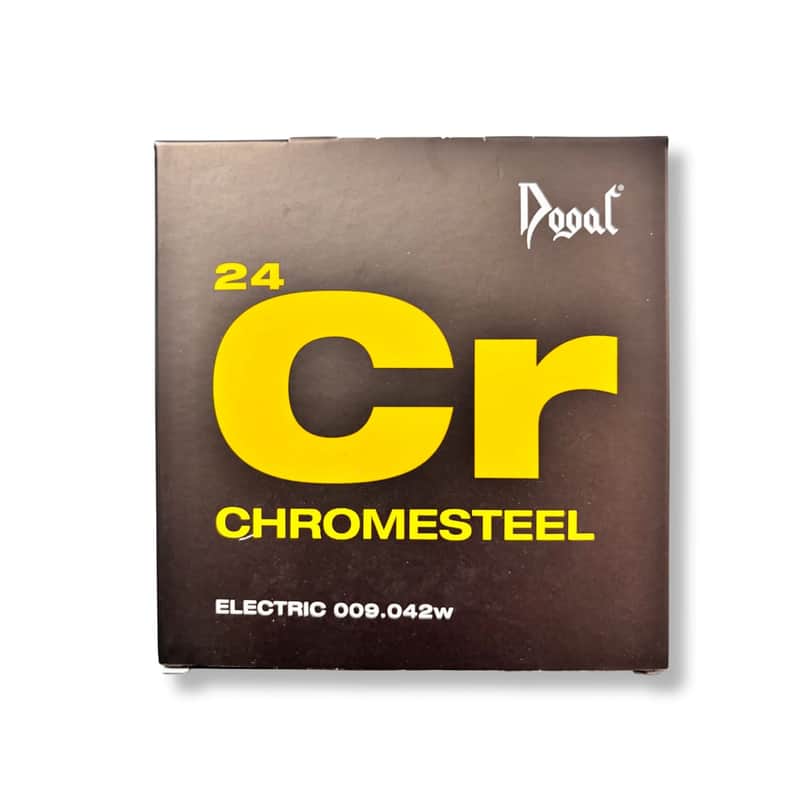2024 Dogal Chrome Steel Round Wound Set 09-42 Chrome Steel finish