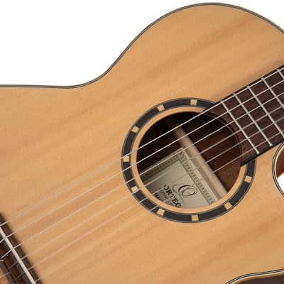 Ortega RCE125-3/4 Family Series Spruce Top Mahogany Neck 3/4 Size Nylon 6-String Classical Acoustic Guitar w/Gig Bag image 11