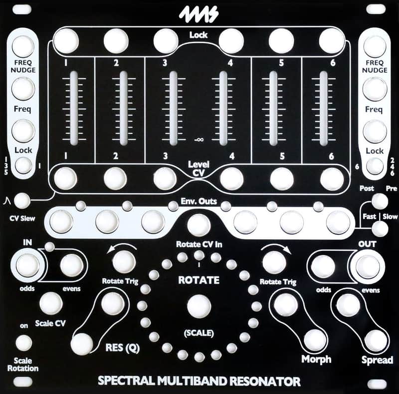 4MS BLACK FACEPLATES-SMR : BRAND NEW :  [DETROIT MODULAR] image 1