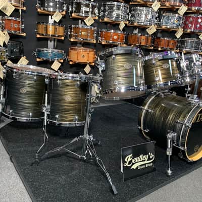~MADE IN JAPAN~ Tama Starclassic Birch 7-Piece 8/10/12/13/14/16/18 Drum Kit Set in Charcoal Silk with Chrome Hardware (JW) image 2