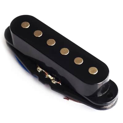 Single Coil Pickup for Stratocaster Guitars - Middle (Black) image 4