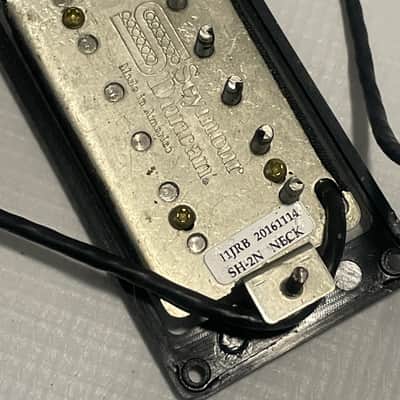 2016 USA Seymour Duncan SH2N Jazz Black Neck Humbucker Guitar Pickup w/ Ring 7.45k image 5