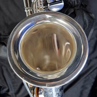 NO TARIFFS - Yamaha YAS-62S Silver Alto Saxophone Purple Logo image 11