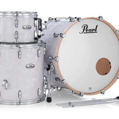 Pearl PMX Professional Series 3-Piece Drum Shell Pack (22x16, 16x16, 12x8) White Marine Pearl image 7
