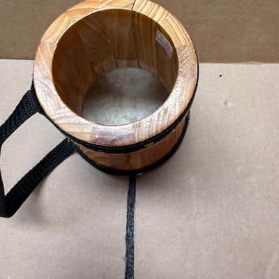 Unbranded Single Bongo Drum w/ Hand Strap – 5" – Wood Shell – Used image 8