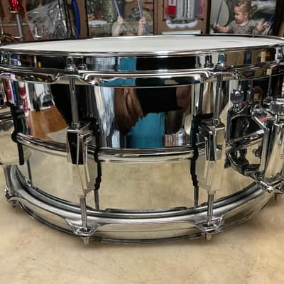 Ludwig LM402 6.5”x14” Supraphonic Snare Drum - Chrome Over Aluminum image 2