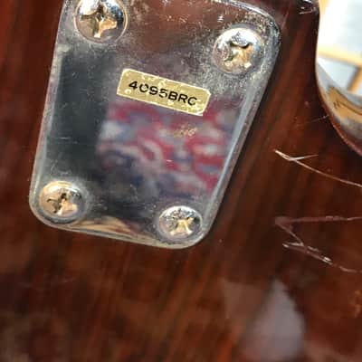 Global 4 String Short Scale Bass EBO Copy 1970's Walnut image 8