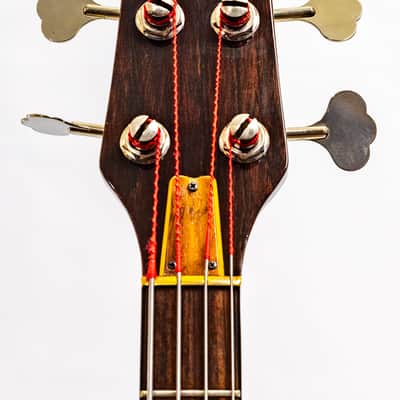 1981 Washburn SB40, SB-40 Bass Tobacco Sunburst (Brown) Neckthrough image 8