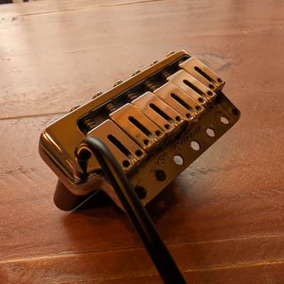 MannMade USA Tremolo Bridge With Trem Arm Heavy Block Chrome/Black 15.6Oz image 6
