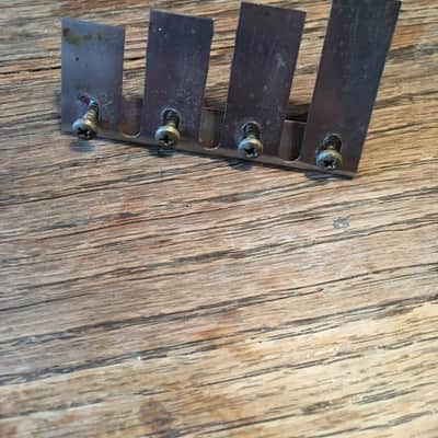Vintage 1960s Fender Mustang Bass mute w/screws image 1