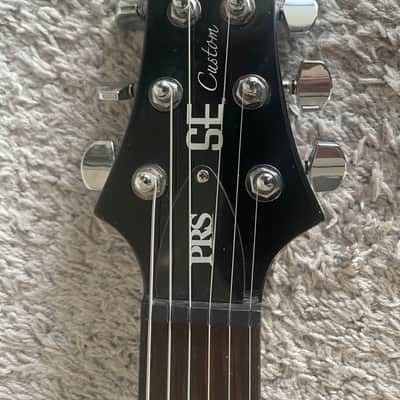 PRS SE Custom 22 2007 MIK HH Transparent Black Paul Reed Smith Electric Guitar image 5