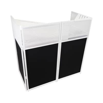 Rockville Rockbooth XL White Event Booth DJ Facade+Table+Bag+Scrims+Tablet Mount image 8