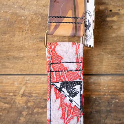 Mother Mary "The Red Leaf" Guitar Strap image 5