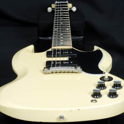 GIBSON CUSTOM Murphy Lab 1963 SG Special Reissue Ultra Light Aged -2020- Classic White [002193] (05/04) image 8