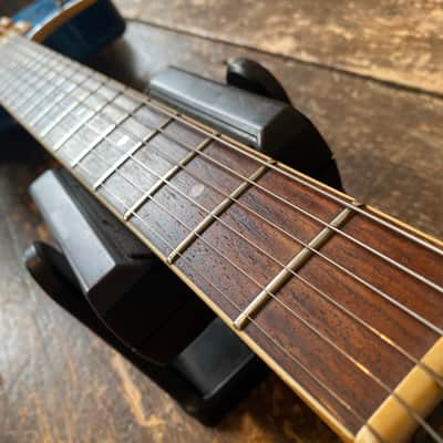 Vintage 1982 Japanese Yamaha SG800s Factory Metallic Blue w/ Vintage Leatherette Case image 13