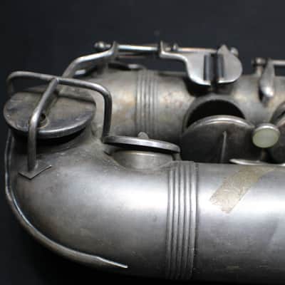An Antique 1920's Wm. Frank & Co. C Melody Saxophone a Good Sax for Jazz   as-is   # 9 S image 4