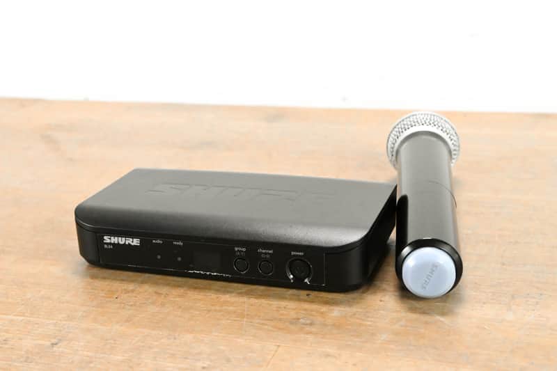 Shure BLX24/PG58 Handheld Wireless System - J10 Band (NO POWER SUPPLY) CG012PB image 1