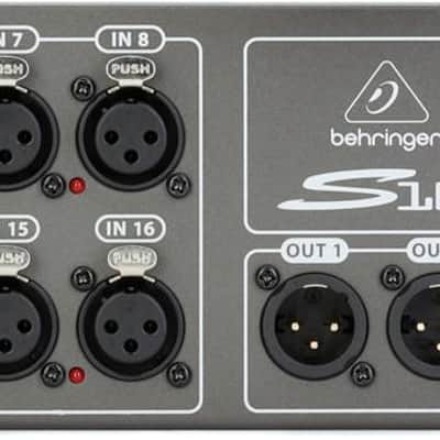 Behringer S16 16-input / 8-output Digital Stage Box image 1