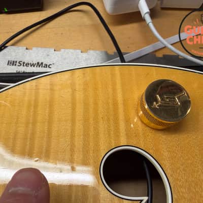 2014 Gretsch G6120AM Chet Atkins Hollow Body Amber Flame Filter’Tron Bigsby OHSC image 18