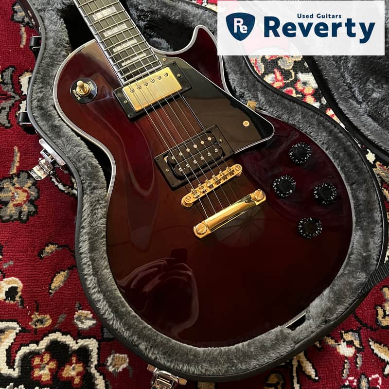 Epiphone Jerry Cantrell Wino Les Paul Custom Dark Wine Red 2024 w/ OHSC image 1