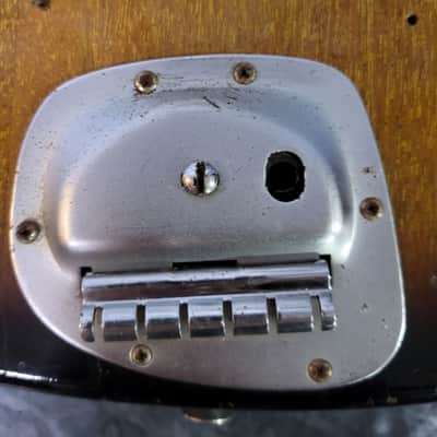 Vintage 1960's Zenon Japan Electric Guitar Body Pickguard Switches Wiring PotsLuthier Parts image 6