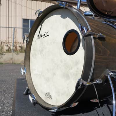 Sonor/German Phonic Series 3pc Pure Beechwood Jazz Shell Pack - Ebony Oil Finish | 60's/70's Vintage 13", 16", 20" image 13