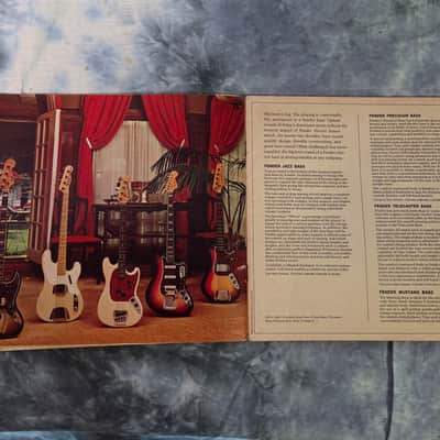 Vintage RARE 1969 Fender Guitar Amp Catalog Tele Strat Cover Missing Case Candy! image 4