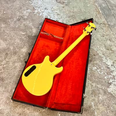 Greco TVB-65 Les Paul double cut EB-0 bass c 1989 - TV Yellow original vintage MIJ Japan image 14
