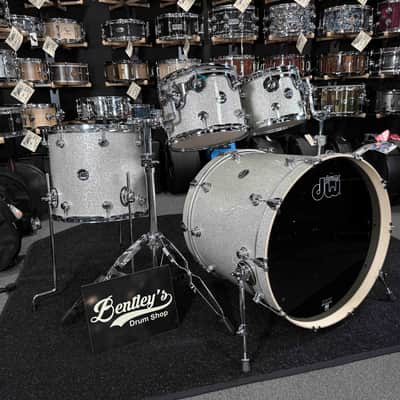 ~LIMITED EDITION~ DW Performance Series 4-Piece 10/12/16/22 Drum Kit Set in Broken Glass FinishPly *IN STOCK* image 1