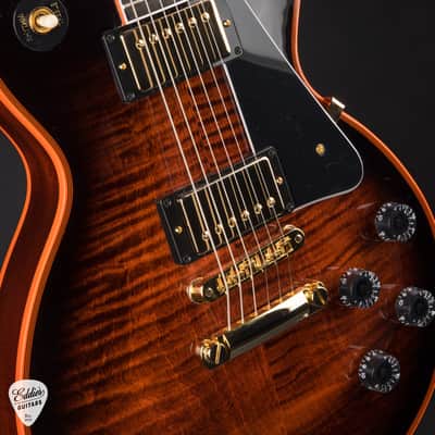 Gibson Custom Shop Made 2 Measure Les Paul Custom Figured Orange Widow 9.14 #CS600373 image 12