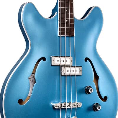 Guild Starfire I Bass - Hollowbody Bass Guitar - Pelham Blue image 4