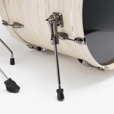 Tama Imperialstar 6pc Shell Pack with Hardware, White Birch Wrap image 7
